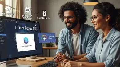 باقة استضافة مع دومين مجاني وسرعة عالية لعام 2025