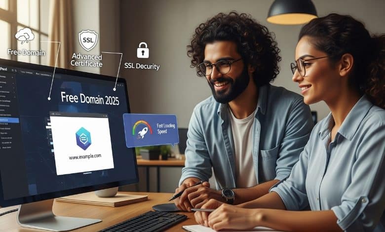باقة استضافة مع دومين مجاني وسرعة عالية لعام 2025