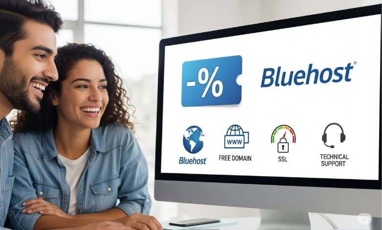 كوبون خصم Bluehost كيف توفر حتى 70% على استضافة موقعك؟