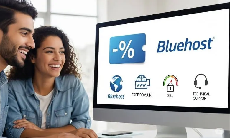كوبون خصم Bluehost كيف توفر حتى 70% على استضافة موقعك؟