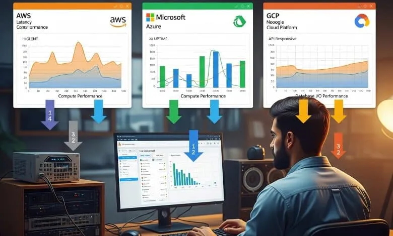 من أسرع؟ مقارنة AWS vs Azure vs Google Cloud الأداء من أسرع؟ مقارنة AWS vs Azure vs Google Cloud الأداء