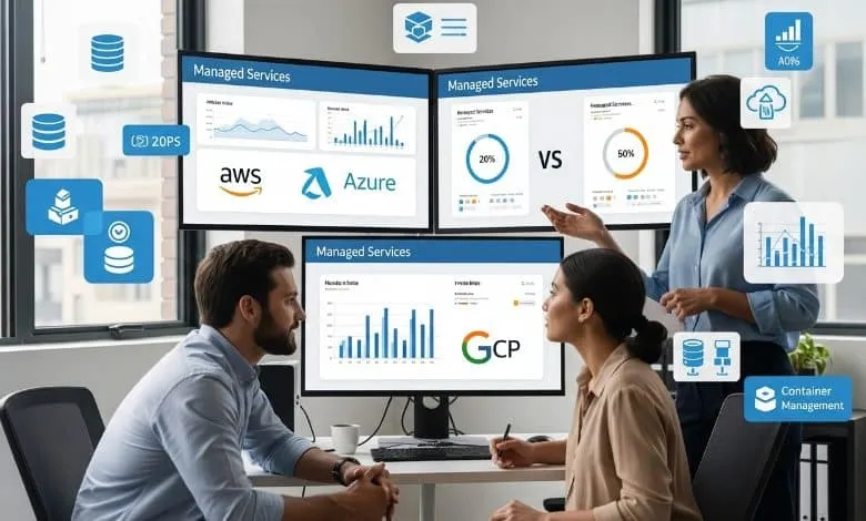 مقارنة خدمات Managed في AWS vs Azure vs GCP