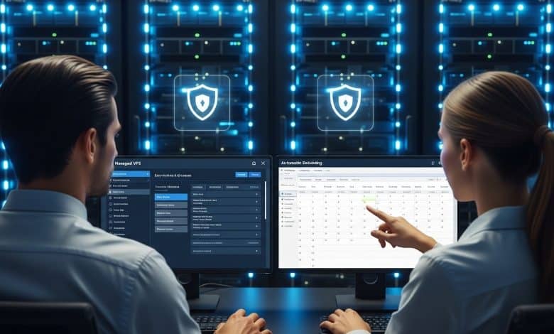 managed vps + backups مع نسخ احتياطي تلقائي حماية دون تعب
