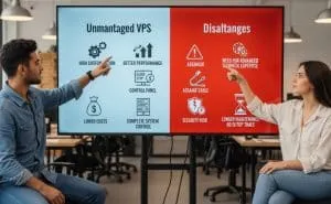 Unmanaged VPS للألعاب مرونة وسرعة لكن تحتاج معرفة تقنية فوائد وعيوب خدمة VPS غير المُدارة
