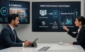 أهمية اختيار سيرفر RAID للتجارة الإلكترونية