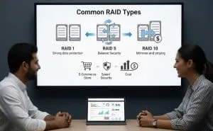 كيفية اختيار أفضل نوع من تقنية RAID لموقع التجارة الإلكترونية