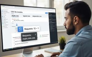 دمج ملفات CSS لتقليل طلبات HTTP