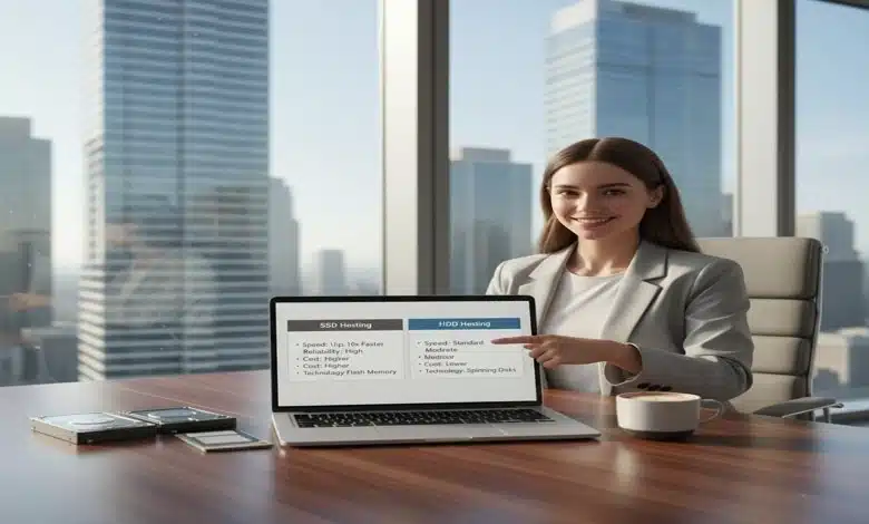 مزايا وعيوب SSD Hosting و HDD Hosting في الأداء العملي 
