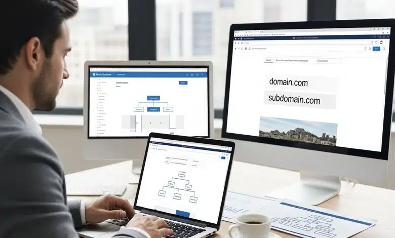 تعرف على الفرق بين النطاق الفرعي والرئيسي