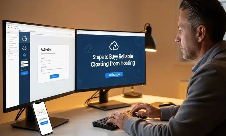 خطوات شراء استضافة سحابية موثوقة من البداية إلى التفعيل 