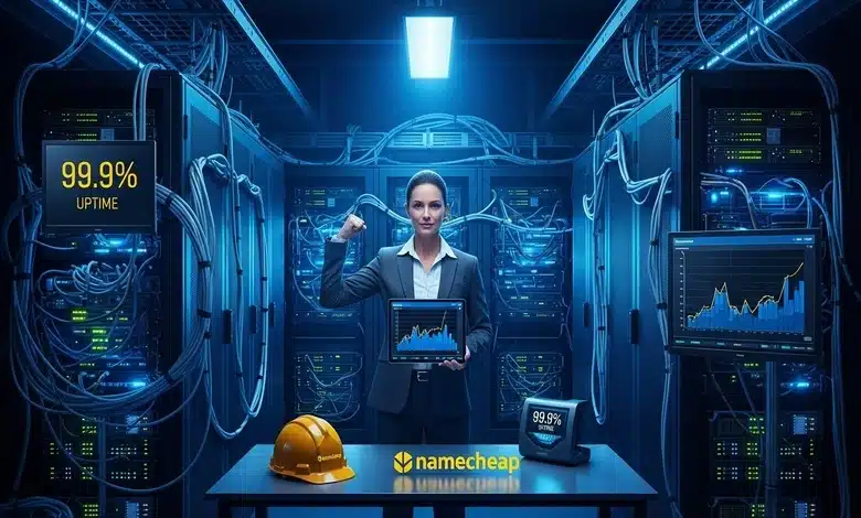 نظرة شاملة على أداء وموثوقية استضافة Namecheap 