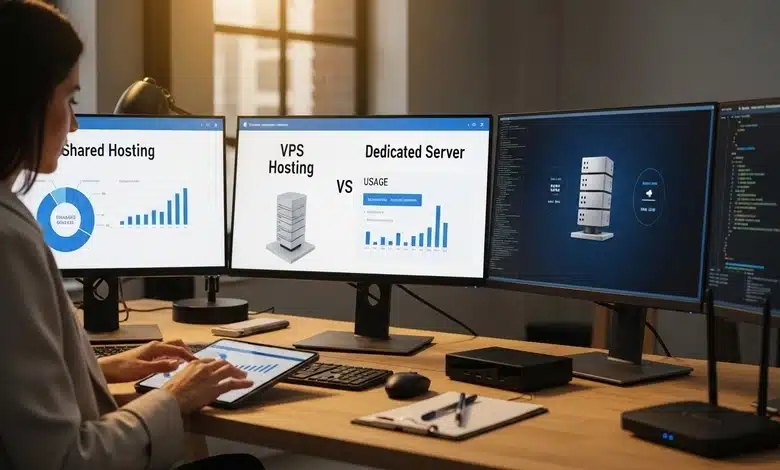 الفرق بين الاستضافة والسيرفر من حيث الأنواع والاستخدامات