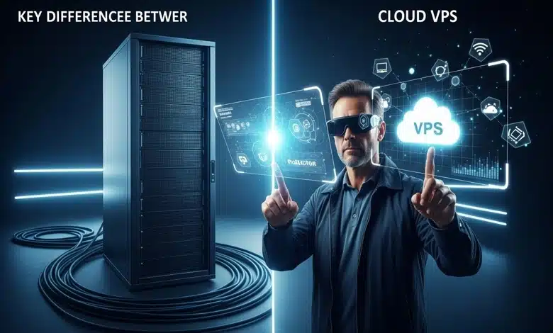 الفروق الجوهرية بين السيرفر التقليدي وVPS السحابي