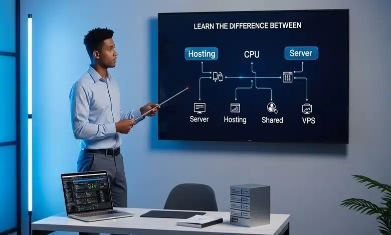 تعرف على الفرق بين الفرق بين الاستضافة والسيرفر