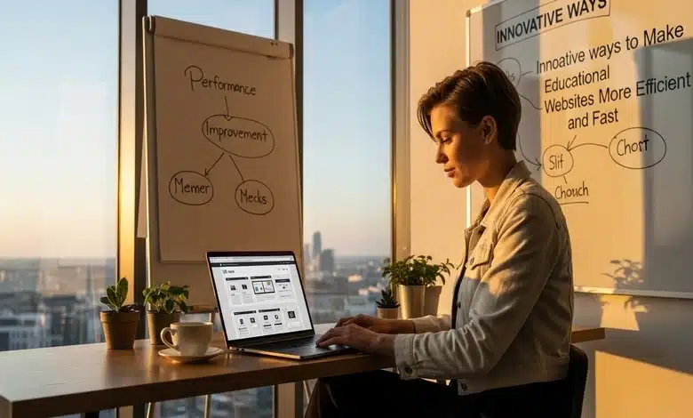 طرق مبتكرة لجعل المواقع التعليمية أكثر كفاءة وسرعة 