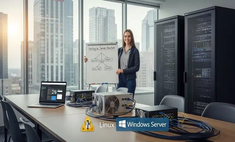 كيف يعمل كلٌّ من الاستضافة والسيرفر في الواقع العملي؟