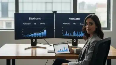مقارنة SiteGround و HostGator الأداء، الأمان، والأسعار