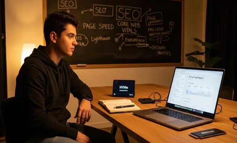 لماذا يجب أن تختار استضافة تعمل بأقراص NVMe SSD؟ كيف تعزز أقراص NVMe SSD أداء المواقع وتحسن نتائج السيو (SEO)؟