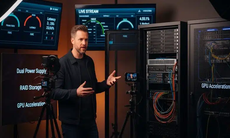 المواصفات الفنية لسيرفرات البث المباشر Streaming Servers ما هي أهم المواصفات الفنية في سيرفرات البث المباشر الاحترافية؟