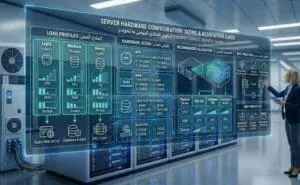 التكوين العتادي الموصى به للخوادم (Hardware Sizing & Allocation)