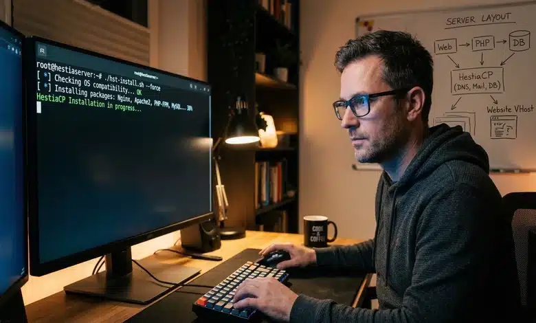 كيفية تنصيب HestiaCP خطوة بخطوة على السيرفر 