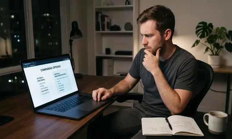 هل تحتاج فعلاً إلى استضافة بريد إلكتروني مخصصة لعملك؟ 