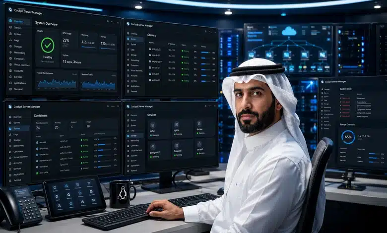 شرح إدارة السيرفر بـ Cockpit عبر واجهة ويب احترافية إدارة السيرفر بـ Cockpit عبر واجهة ويب لتبسيط التحكم بالخوادم