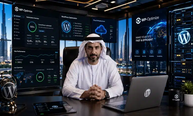 طريقة تنظيف قاعدة البيانات وتسريع الموقع بإضافة WP-Optimize إضافة WP-Optimize كوسيلة للحفاظ على أداء الموقع وجودة التجربة الرقمية