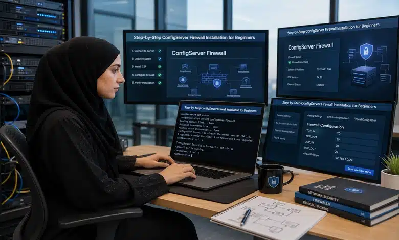 تثبيت جدار حماية ConfigServer خطوة بخطوة للمبتدئين 
