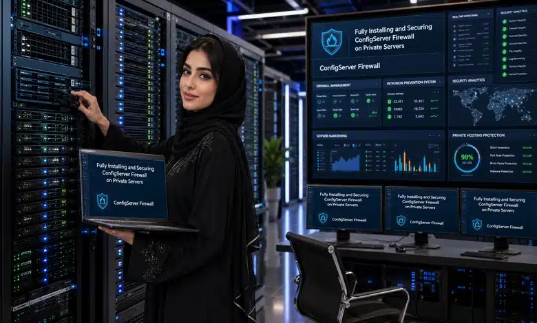 تثبيت جدار حماية ConfigServer وتأمينه بالكامل على السيرفرات الخاصة