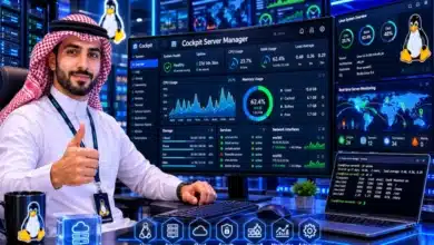شرح إدارة السيرفر بـ Cockpit عبر واجهة ويب احترافية