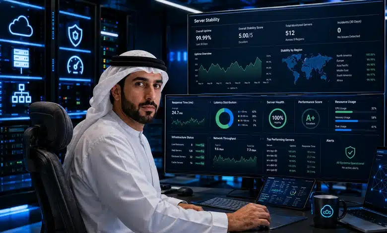 شركات الاستضافة حسب استقرار السيرفر وأهم معايير تقييم الأداء 