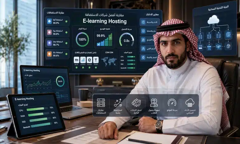 كيف تختار شركة استضافة لمواقع الـ E-learning تتحمل ضغط الطلاب؟
