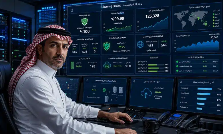 كيف تضمن شركة استضافة لمواقع الـ E-learning استقرار الموقع وقت الذروة؟
