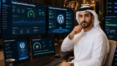 مراجعة استضافة FastComet ووردبريس مراجعة استضافة FastComet ووردبريس