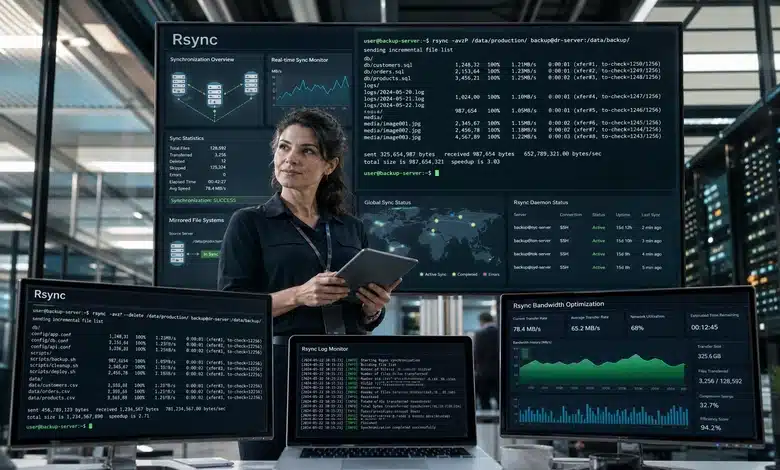 أسرع طريقة لنقل الملفات بين السيرفرات (SCP/Rsync) نقل الملفات بين السيرفرات باستخدام Rsync