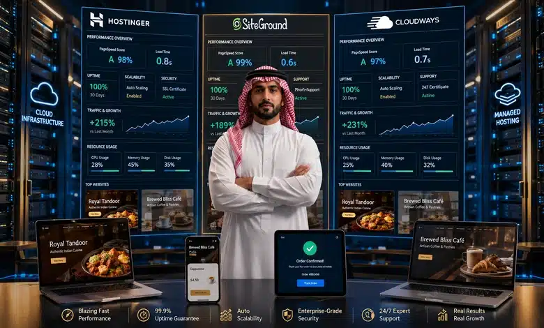 أفضل استضافة لمواقع المطاعم والكافيهات