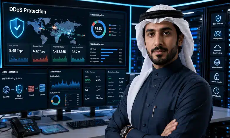 أفضل استضافة محمية من هجمات DDoS للألعاب والمواقع بين الاعتمادية والأداء المتوازن
