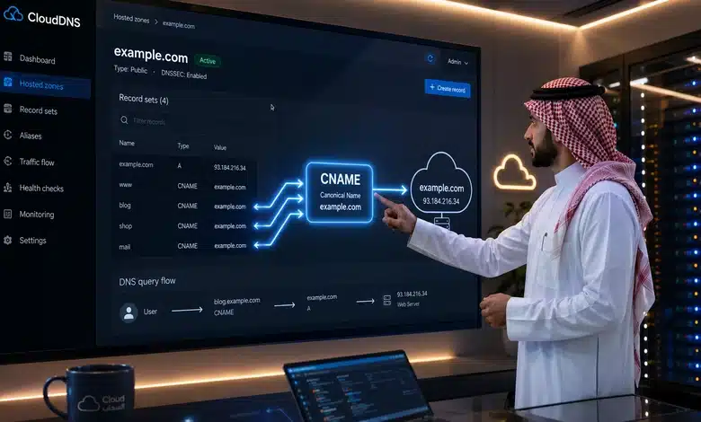 سجل CNAME Record وتوجيه الأسماء الفرعية
