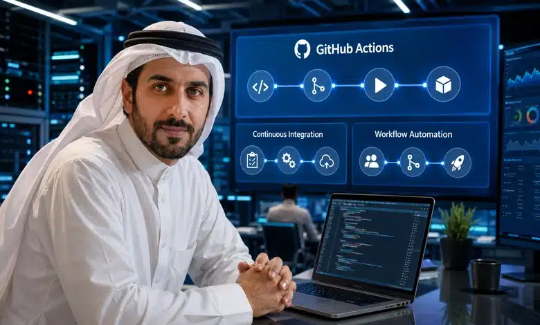 كيفية ربط السيرفر بـ GitHub Actions للنشر التلقائي كيفية الاستفادة من ربط السيرفر بـ GitHub Actions لتحسين سير العمل اليومي