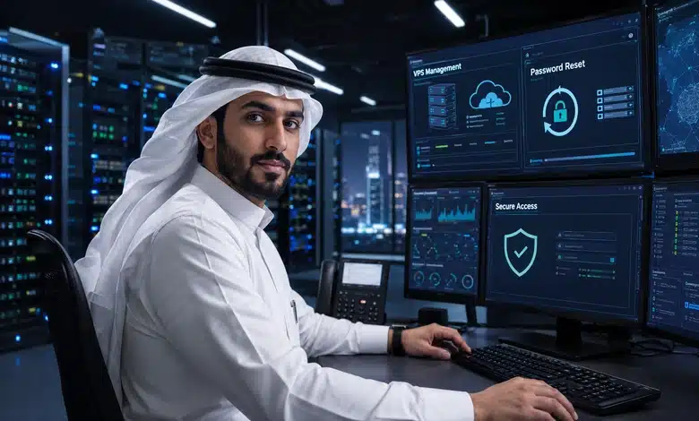 كيفية تغيير باسوورد سيرفر VPS عند نسيانه