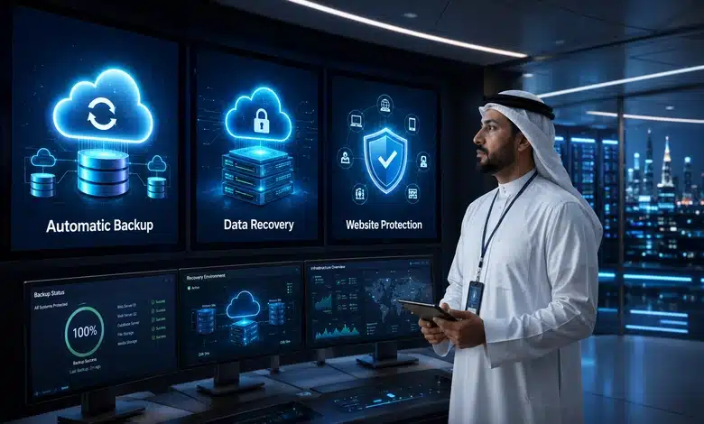 أفضل استضافة سحابية بنسخ احتياطي تلقائي مزايا اختيار استضافة سحابية بنسخ احتياطي تلقائي للمواقع الحديثة