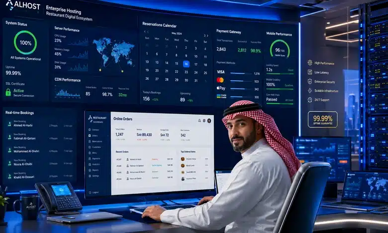 معايير اختيار الاستضافة المناسبة لنجاح مواقع المطاعم والكافيهات
