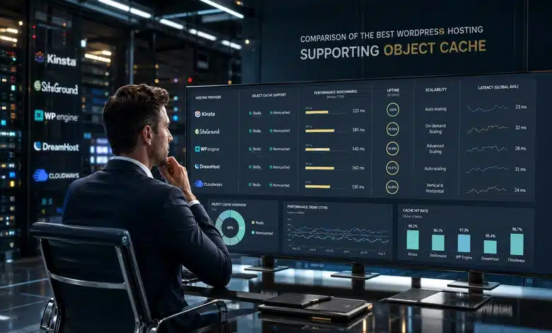 مقارنة أفضل شركات استضافة ووردبريس التي تدعم Object Cache
