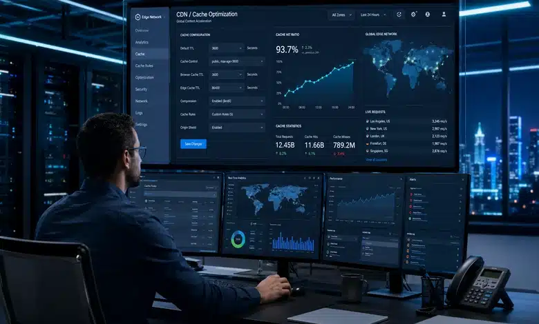 طريقة تحسين Cache Hit Ratio في CDN لتسريع تحميل المحتوى أفضل ممارسات تحسين CDN لزيادة كفاءة التخزين المؤقت