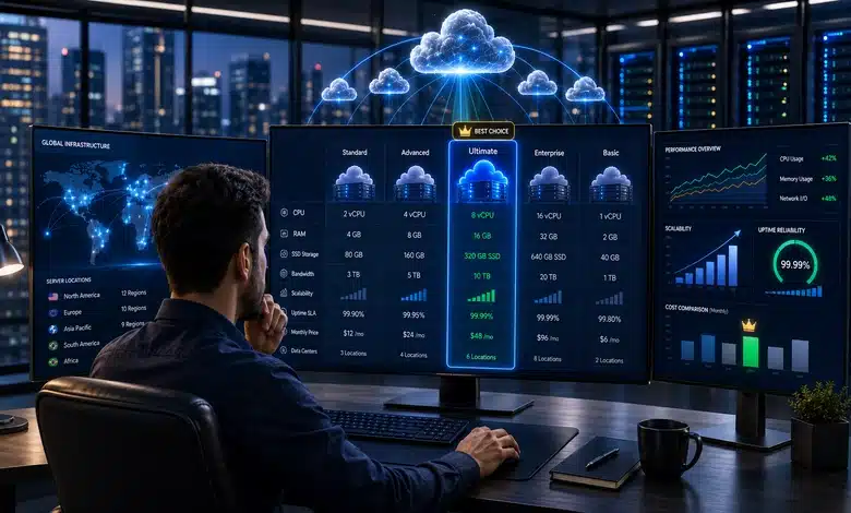 أفضل استضافة سحابية متوافقة مع RunCloud اختيار أفضل استضافة حسب حجم المشروع والميزانية