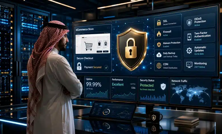 أفضل شركات استضافة بتشفير كامل للمتاجر الإلكترونية المزايا الأمنية والخدمات الإضافية التي يجب توفرها