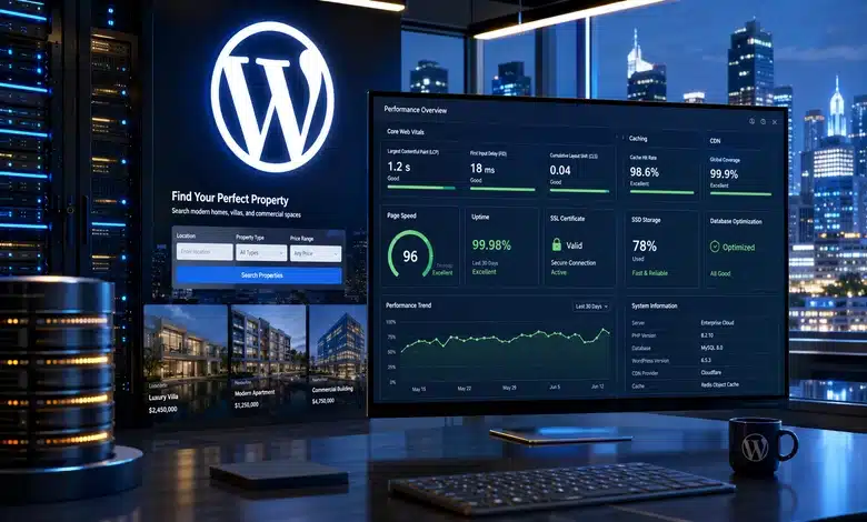 أفضل استضافة ووردبريس لمواقع العقارات تحسين تجربة تشغيل وإدارة موقع ووردبريس العقاري