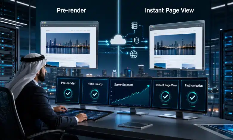 خطوات إعداد ميزة Pre-render للموقع بطريقة صحيحة
