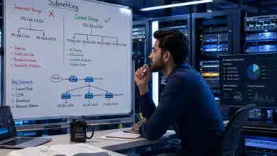 شرح تقسيم الشبكات Subnetting في السيرفرات بطريقة سهلة شرح تقسيم الشبكات Subnetting في السيرفرات بطريقة سهلة